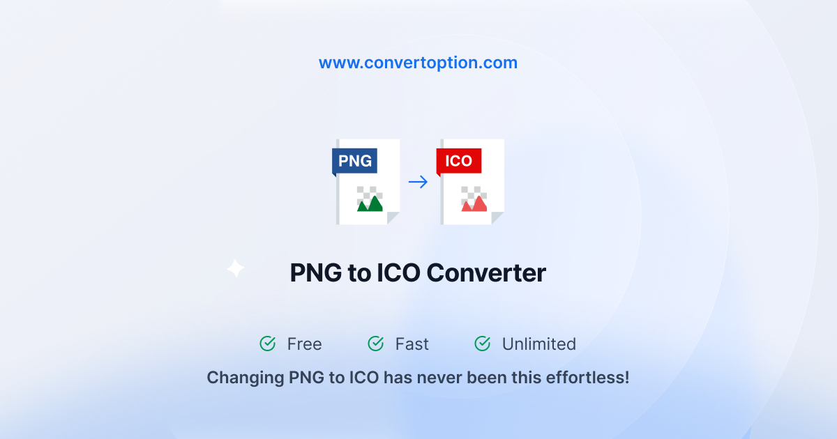 Free Online PNG to ICO Converter | ConvertOption